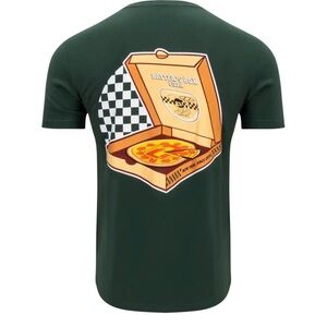 Batter's Box Dark Green Pizza BL101 Graphic Tee